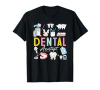Assistente Dentale Carino Dente Squadra Dentistica Dentisti Igienisti Maglietta