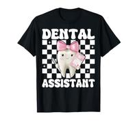 Assistente Dentale Igienista Dentista Dente Ragazza Mamma Maglietta
