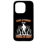 Assistente di volo di Day Zombie by Night Divertente Halloween Custodia per iPhone 15 Pro
