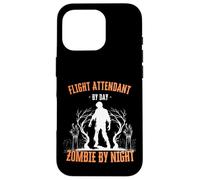 Assistente di volo di Day Zombie by Night Divertente Halloween Custodia per iPhone 16 Pro