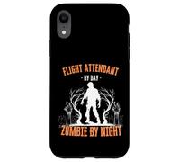 Assistente di volo di Day Zombie by Night Divertente Halloween Custodia per iPhone XR