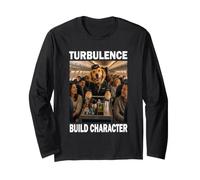 Assistente di Volo Golden Retriever Turbulence Build Charact Maglia a Manica