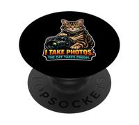 Assistente Fotografo Felino PopSockets PopGrip Adesivo