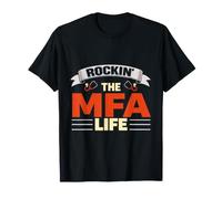 Assistente Medico Divertente di Rockin The MFA Life Maglietta