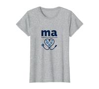 Assistente Medico: MA Che Fa sembrare i Medici di Buon Umore Maglietta, Donna, Grigio Melange, M