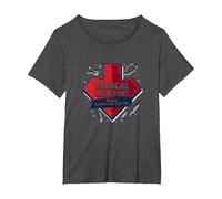 Assistente Medico: Titolo di Lavoro del Supereroe Funny Healthcare Maglietta, Donna Plus-Size, Grigio Scuro, 1X