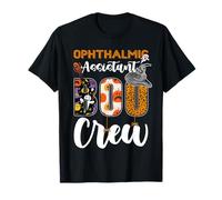 Assistente oftalmico Boo Crew Halloween Matching Oftalmico Maglietta