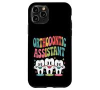 Assistente ortodontico carino retrò parentesi graffe Custodia per iPhone 11 Pro