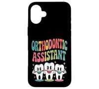 Assistente ortodontico carino retrò parentesi graffe Custodia per iPhone 16 Plus