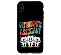 Assistente ortodontico carino retrò parentesi graffe Custodia per iPhone XS Max
