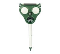 Assistente per animali a energia solare, repellente ad ultrasuoni per esterni, inserto deterrente per repeller per topi | Spike per esterni a LED, repellenti ad ultrasuoni impermeabili, respingere