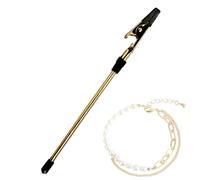 Assistente per il fissaggio del braccialetto - strumento per sostenere la chiusura di gioielli, fissare clip per braccialetti e ornamenti, un morsetto a coccodrillo manuale fatto a mano, organizzare