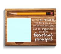 Assistente Principal Regali, Assistente Principal Apprezzamento Regali, Regali di ringraziamento per Assistente Principal, Vice Principal Office Desk Decor Regali Autoadesivi Note Pad Titolari ZSS3