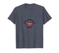 Assistente Principale: Cuore della Scuola Maglietta, Uomo, Pervinca, 6XL