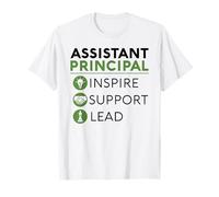 Assistente Principale Ispira Supporto Leader Educatore Scolastico Maglietta