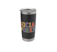 Assistente sociale Bicchiere termico in acciaio inox doppia parete