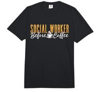 Assistente Sociale Prima del consulente Amante del caffè Assistente Sociale Comfort Colors Adult Heavyweight T-Shirt