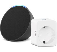 ASSISTENTE VOCALE AMAZON Echo Pop + Smart Plug, Bluetooth, Black