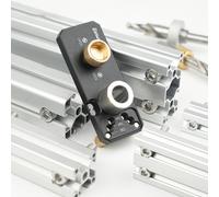 Assistenza alla perforazione di profili in alluminio Punzonatrice portatile