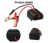 Assistenza Stradale Alimentatore 12V Facile Connessione Clip Uso Flessibile