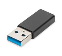 Assmann Adap Digitus USB A to USB-C black USB A (Male) USB C (Bu)