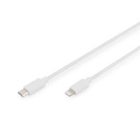 Assmann DIGITUS USB 2.0 charging cable - 1.0 m - USB C (male) to Lightning (male