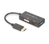 Assmann DisplayPort 3in1 Adapter / Konverter (AK-340418-002-S)