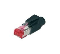ASSMANN Electronic CAT6 RJ-45 Nero, Rosso cavo di collegamento