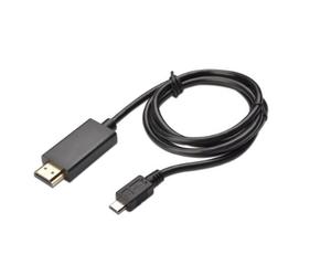 Assmann Electronic type A, Cavo Adattatore Video ( 1,5 m , Micro-USB , HDMI , Maschio / Maschio , Nichel , Nero, Oro )