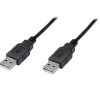 Assmann Electronic USB A, 3m Cavo USB Nero
