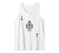 Asso di Picche | Royal Flush Group Costume Carte da Gioco Canotta