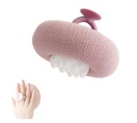 Associating Super Soft Sunflower Suction Cup Bath Ball, 2025 Upgrade 2-in-1 Sunflower Bath Ball, Exfoliating Bath Sponge Cleaning Brush(Purple)