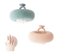 Associating Super Soft Sunflower Suction Cup Bath Ball, 2025 Upgrade 2-in-1 Sunflower Bath Ball, Exfoliating Bath Sponge Cleaning Brush(2pc-b)