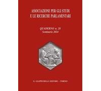 Associazione per gli studi e le ricerche parlamentari. Vol. 28: Seminario 2024