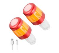 Associazioni Di Maniglie a LED Ricaricabili Luce Di Sicurezza Indicatori Di Direzione Ad Alta Luminosità Per Ciclismo Tappi Per Estremità Asta Impregnati Permanenti Spia LED Tappi Per Estremità