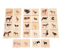 TickiT 73406 Domestic Animal Family Match Set, Pack of 28. Snap and Matching Games Multicolour