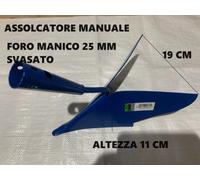 ASSOLCATORE VOMERE MANUALE AGEF IN ACCIAIO ATTACCO PER MANICO 25 MM