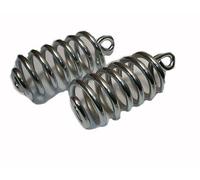 Assolo Sella Gancio Molla Set Cromo Placcato Per Norton BSA Ariel Aes