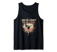 Assomiglia a Beauty Kick Like Beast Kickboxing Kickboxer Girl Canotta