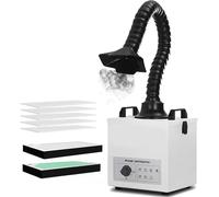 Assorbe fumi a 3 stadi per saldatura, salone di bellezza, capelli, laser, stampa 3D, stampante DTF, soluzione efficiente per purificazione dell'aria