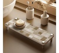Assorbente Acqua Vassoio lavandino in Pietra, Asciutto istantaneo diatomaceo Caddy asciugatrice Rapida Vassoio del contatore per Cucina e Bagno,C,20 * 30cm
