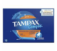 Assorbente Interno Super Plus Tampax Tampax Compak Applicatore 18 Unità