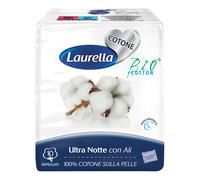 Assorbente laurella per donna in cotone ultra ali notte 10 pezzi