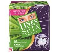 ASSORBENTE LINES SETA ULTRA ANATOMICO 16 PEZZI