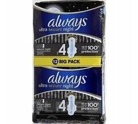 Assorbenti donna Always Ultra con ali, taglia 4 12/24/36 pz, protezione leggera