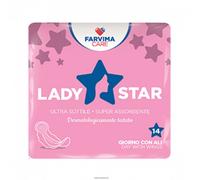 Farvima Ladystar Cotone Assorbenti Giorno con Ali, 10 assorbenti
