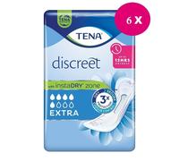 Assorbenti incontinenza Tena lady Discreet EXTRA 5 gocce 6 pacchi da 10 pezzi