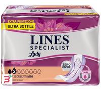 ASSORBENTI PER INCONTINENZA LINES SPECIALIST LADY 2 MINI 16 PEZZI