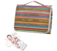 Assorbenti riutilizzabili per la pipì del bambino con tasca in tessuto divertente leopardo messicano a righe impermeabile fasciatoio per mamme, papà cambiador de pa?ales para Bebes