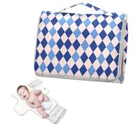 Assorbenti riutilizzabili per pipì con tasca in tessuto blu e rosa classico plaid pastello portatile fasciatoio per neonati ragazza e ragazzo cambiador de pa?ales para Bebes